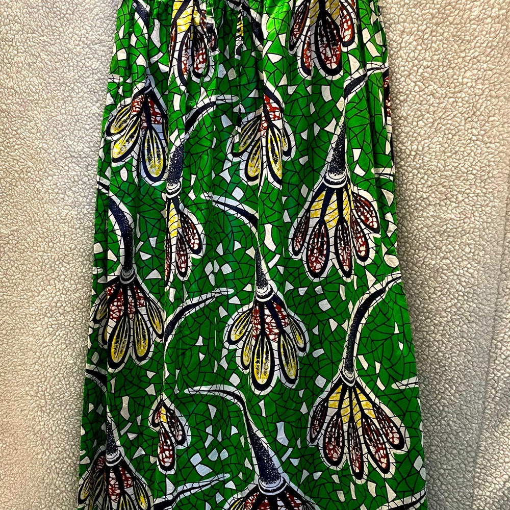 NWT Unity Missy African Print Maxi Skirt